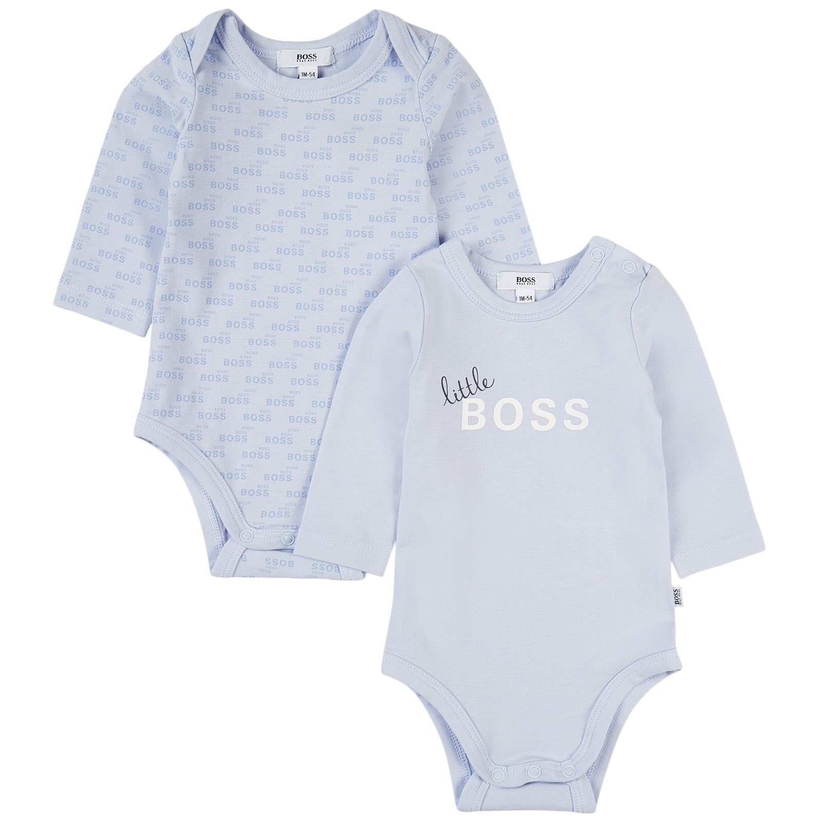 Maoschino kid-teen 2 Pack of Blue Bear Babygrows Gift Set